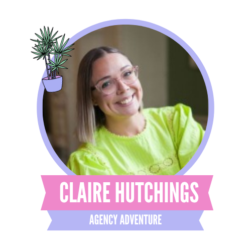 Claire Hutchings, Agency Adventure