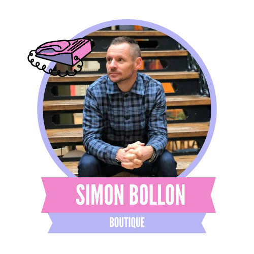 Simon Bollon, Boutique
